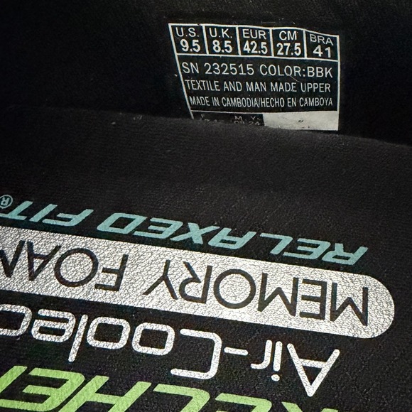 NIB Skechers Mens Relaxed Fit Equalizer 5.0 Persistable Slip On Black Shoes 9.5 - Picture 3 of 9